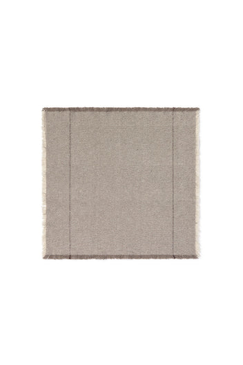 HANDLOOM NAPKINS GREIGE (SET OF 4)