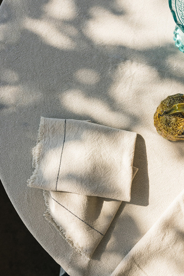 HANDLOOM NAPKINS NATURAL (SET OF 4)