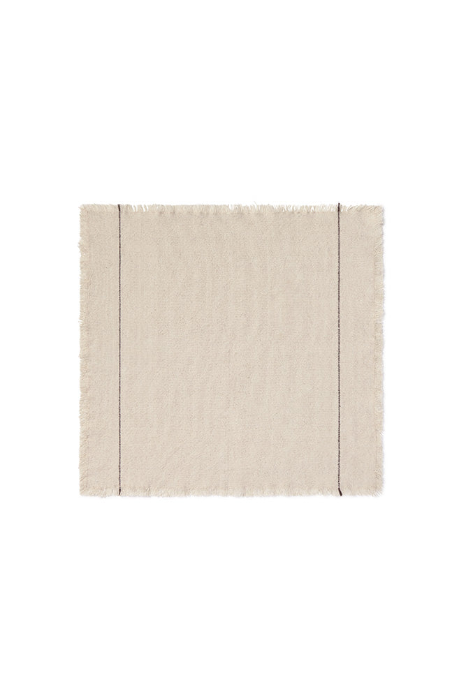 HANDLOOM NAPKINS NATURAL (SET OF 4)