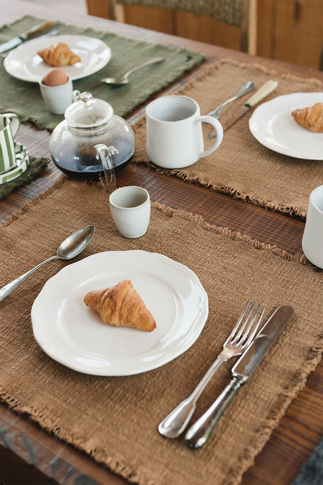 Handloom Placemats Ochre (Set of 4)