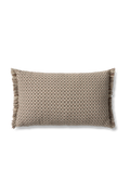 CUSHION CHECKER GREY