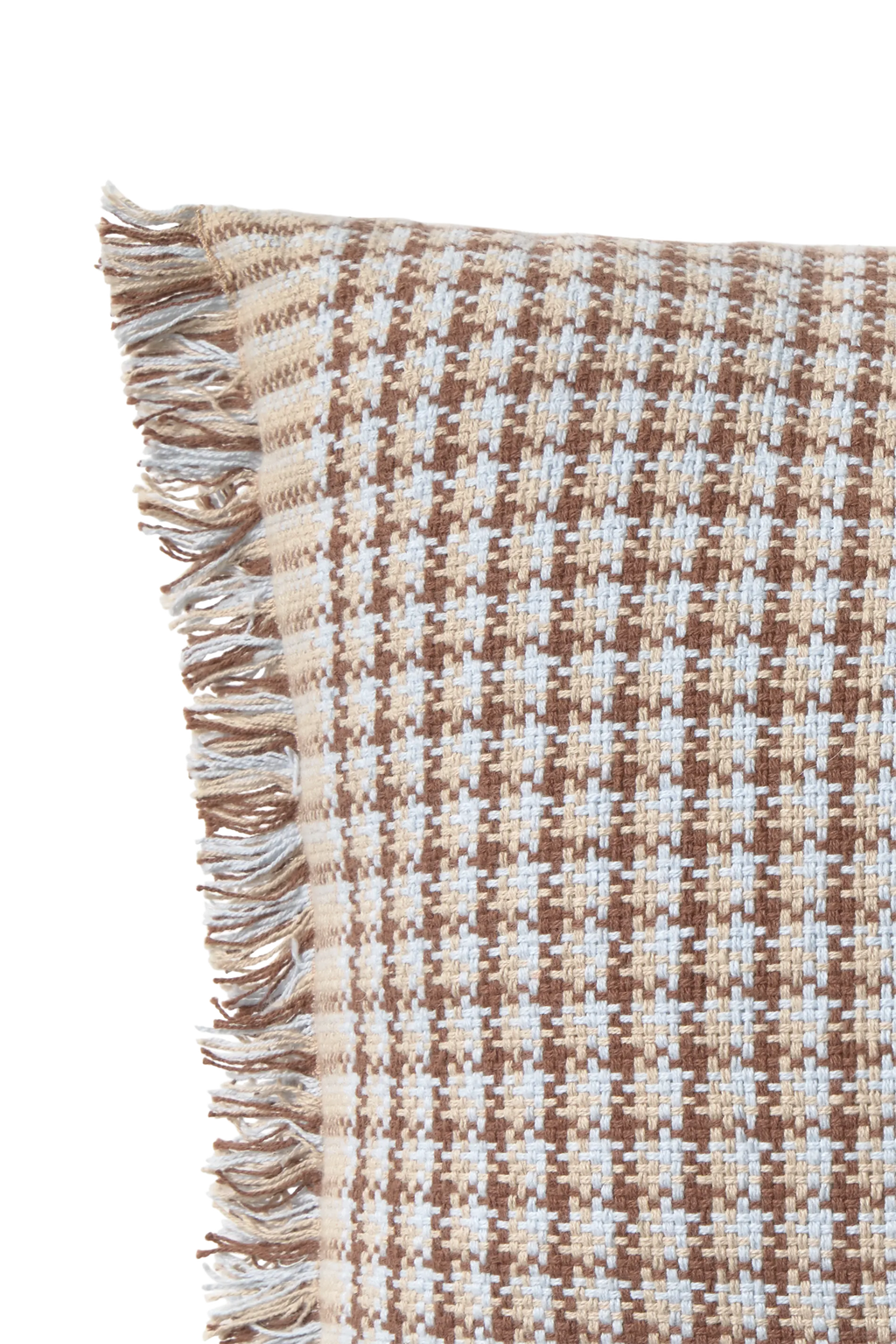 CUSHION PEPITA BLUE