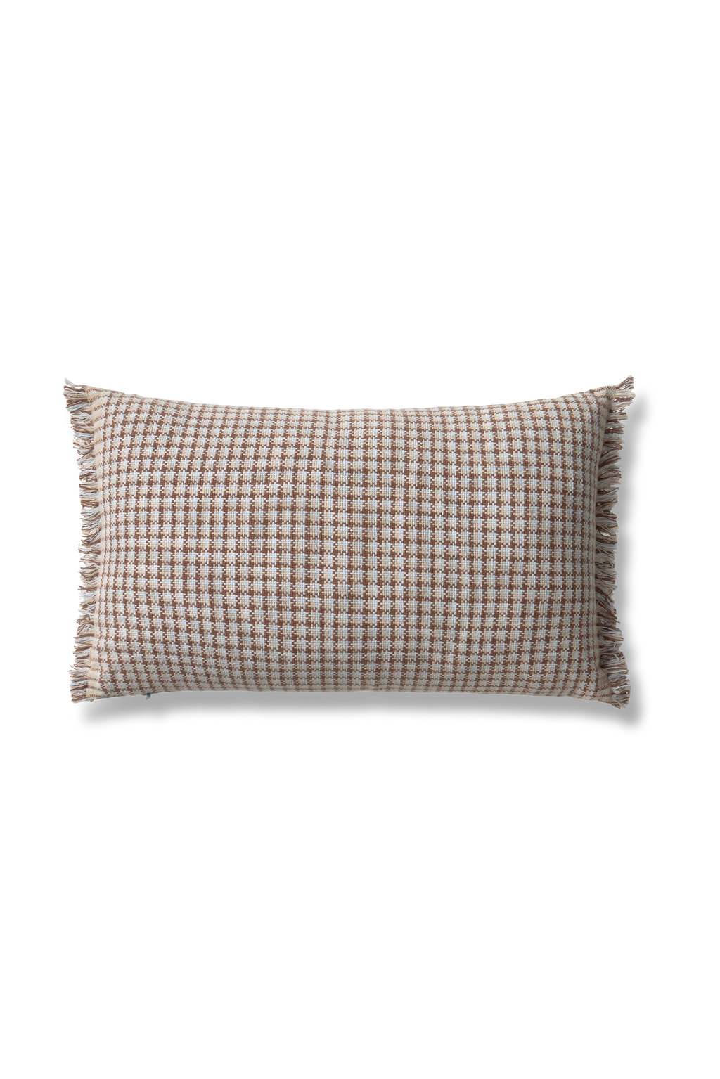 CUSHION PEPITA BLUE