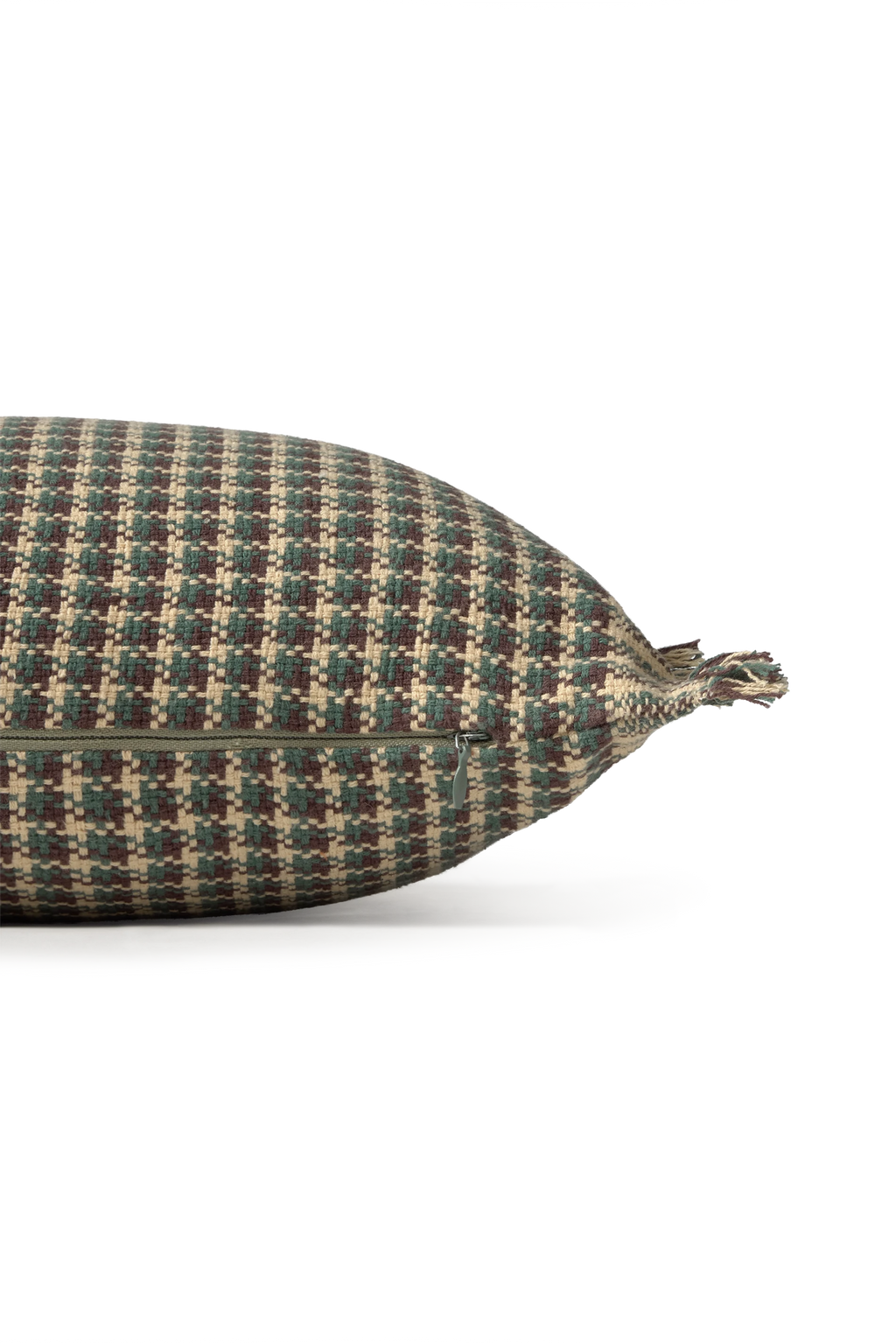 CUSHION PEPITA GREEN