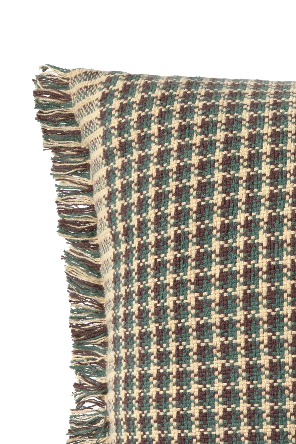 CUSHION PEPITA GREEN