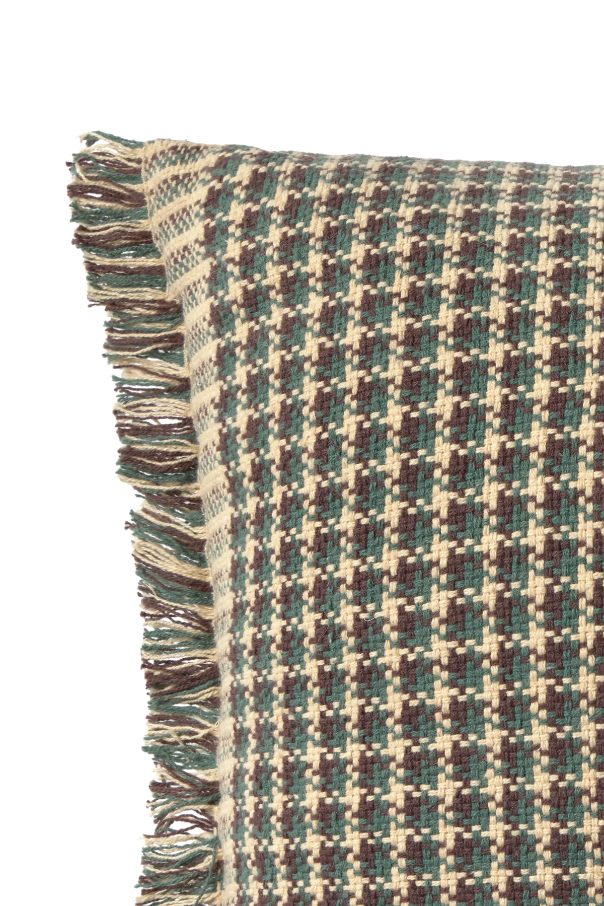CUSHION PEPITA GREEN