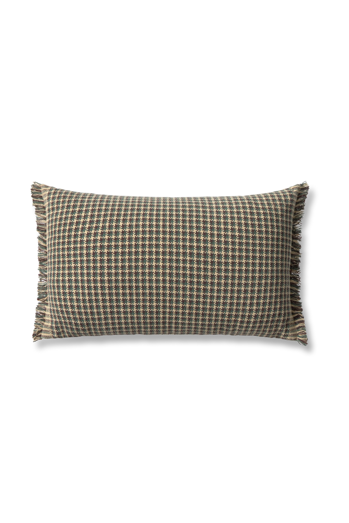 CUSHION PEPITA GREEN