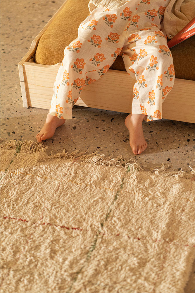 WASHABLE AREA RUG COLOR LINES