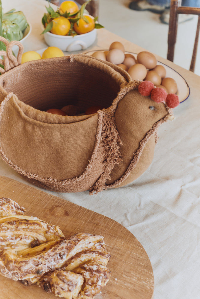 STORAGE BASKET CHICKEN TOFFEE