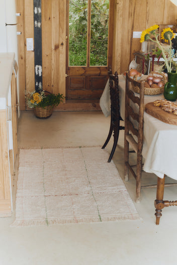 WASHABLE AREA RUG COLOR LINES