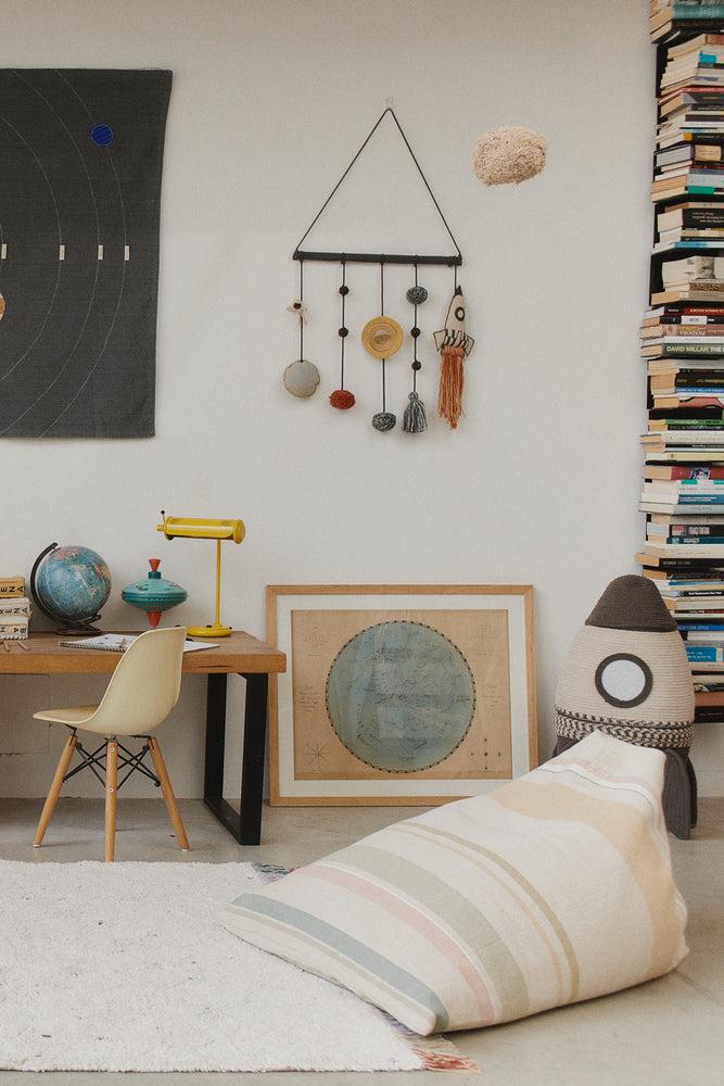 SMALL PUFF CLEO MULTI STRIPE