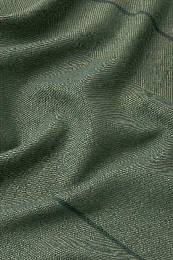 SET OF 4 NAPKINS VERTICAL DUCK GREEN