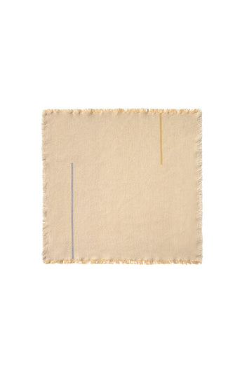 SET OF 4 NAPKINS VERTICAL NATURAL