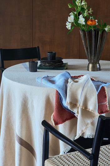 SET OF 4 NAPKINS VERTICAL NATURAL