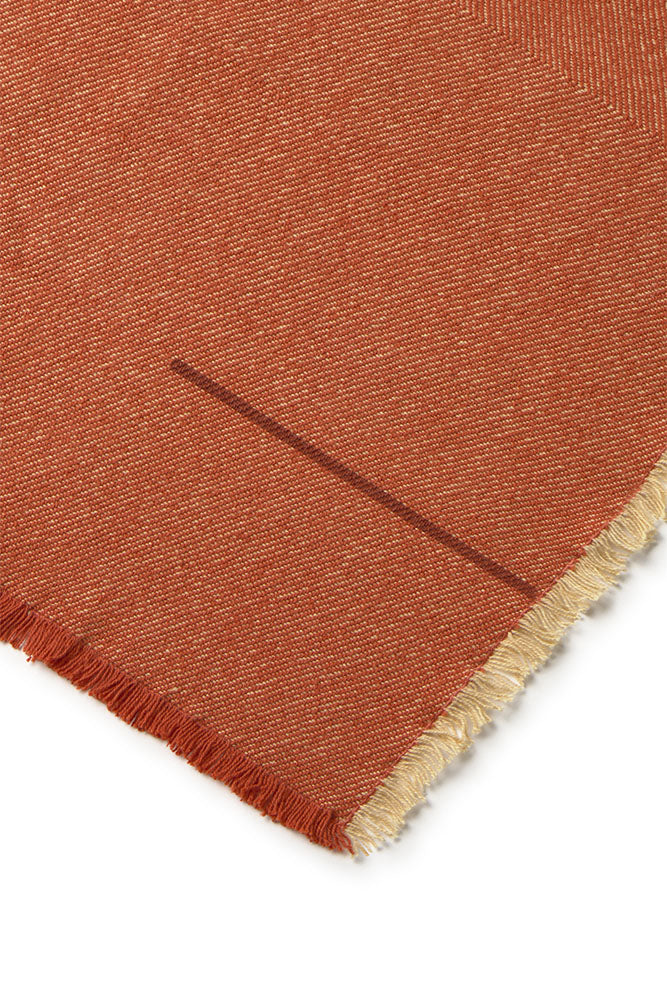 SET OF 4 NAPKINS VERTICAL TERRACOTA
