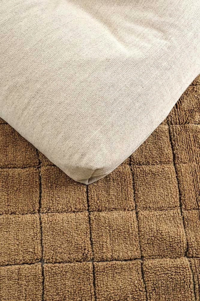 WOOL AREA RUG MOSAIC OCHRE