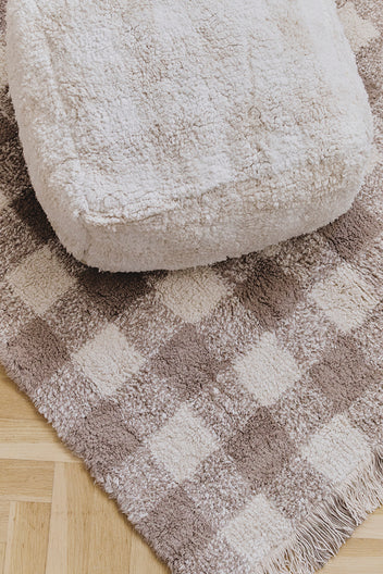 WASHABLE RUG VICHY MARRON