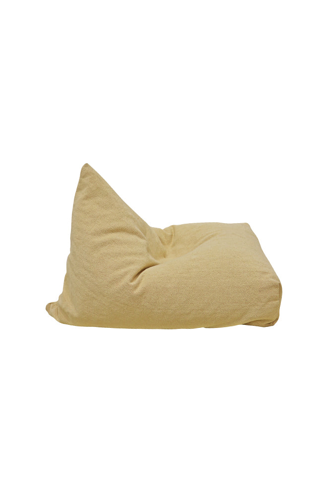 SMALL POUF CLEO LIGHT HONEY