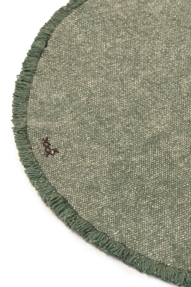 STONEWASHED PLACEMATS AND COASTERS DUCK GREEN (SET OF 4)