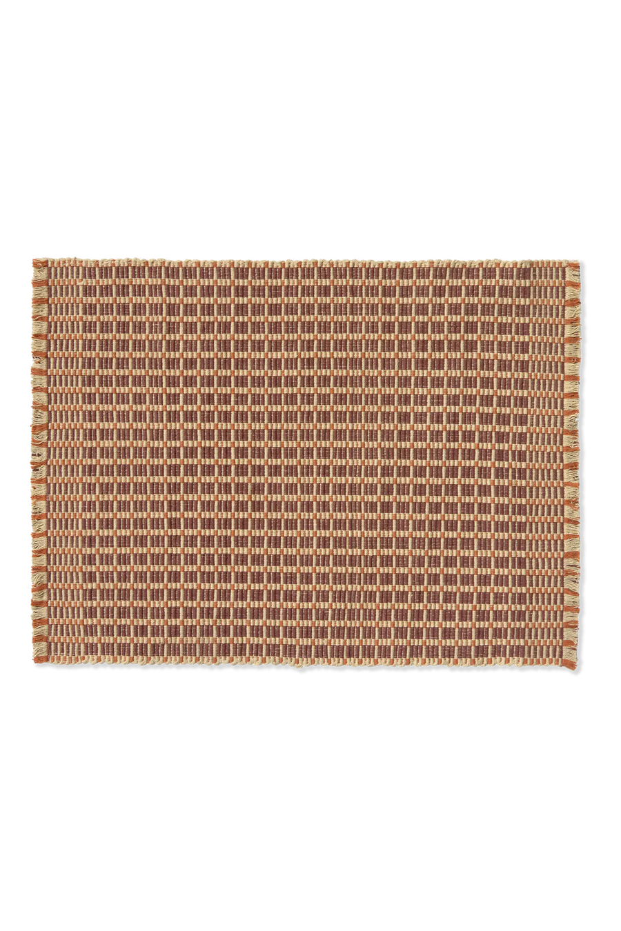PLACEMAT CHECKER MARSALA - SET OF 2