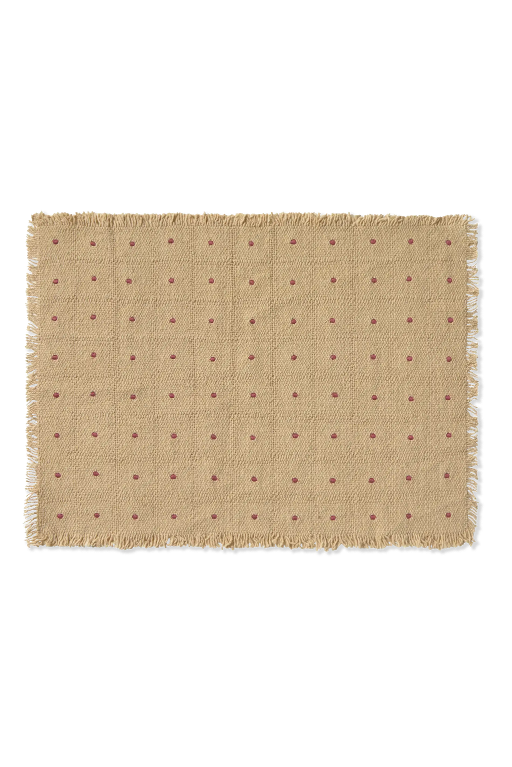 PLACEMAT DOTS BEIGE - SET OF 2