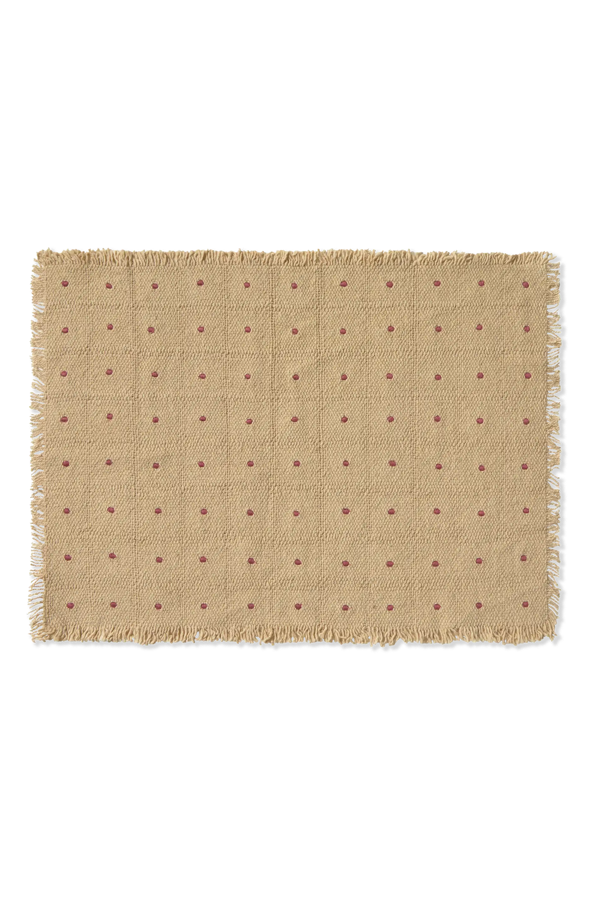 PLACEMAT DOTS BEIGE - SET OF 2