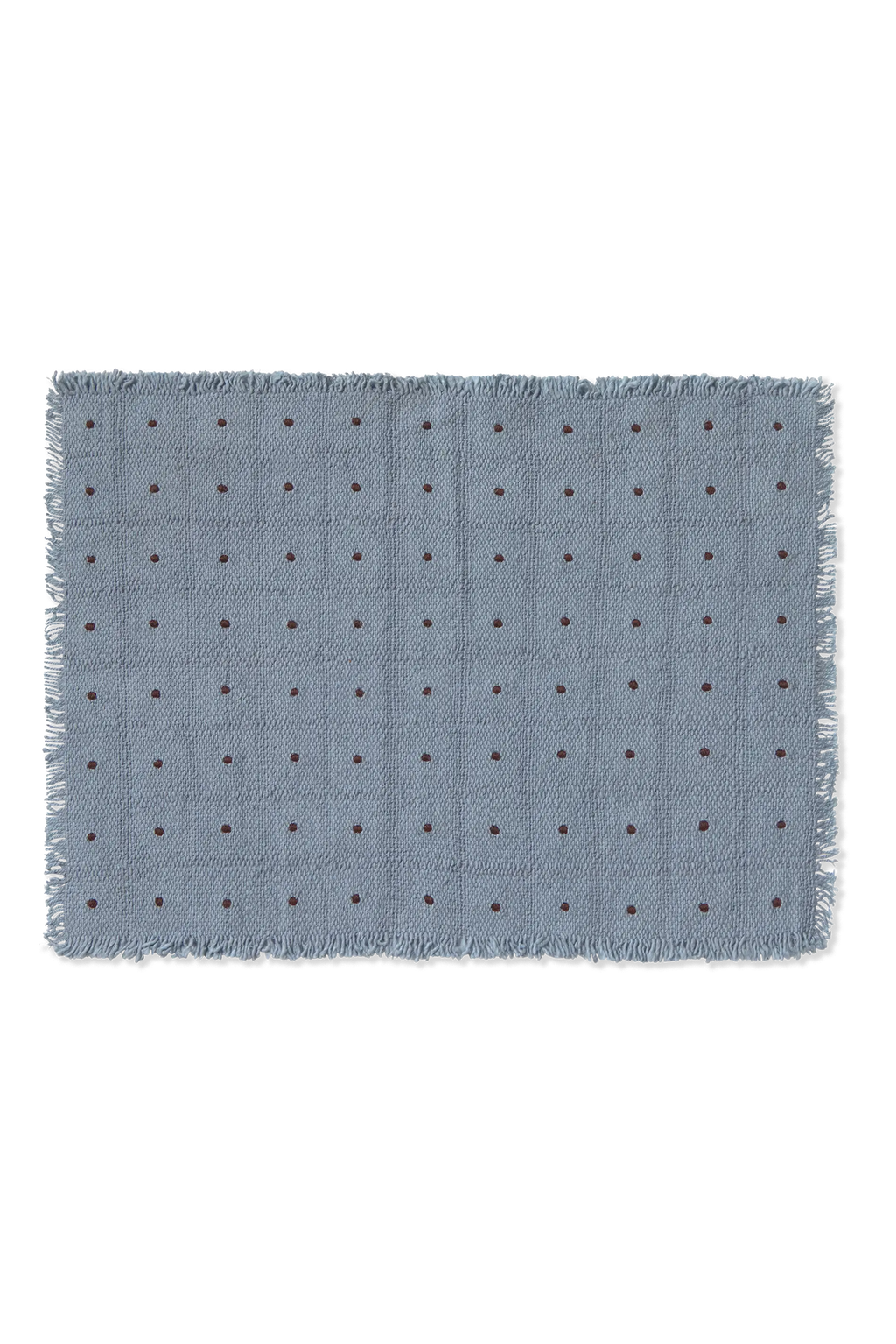 PLACEMAT DOTS BLUE - SET OF 2