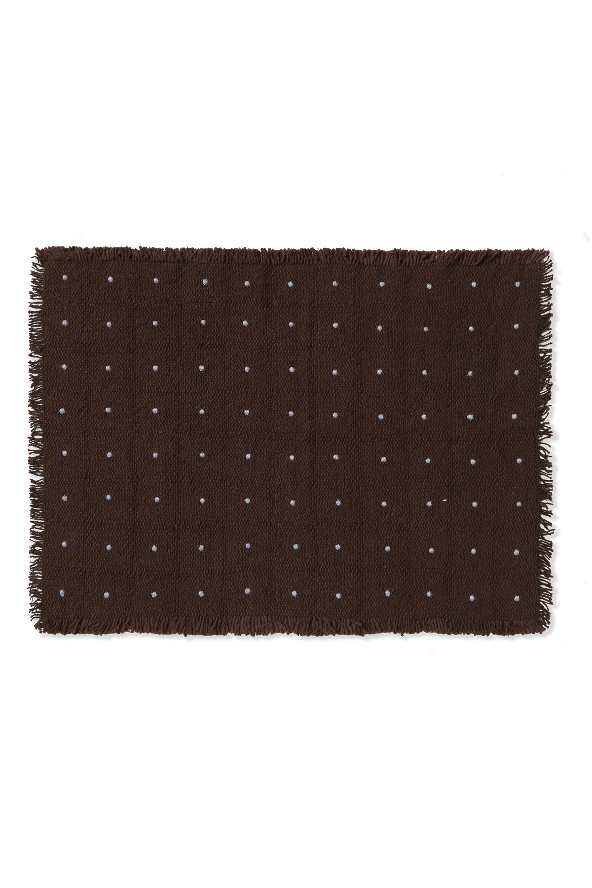 PLACEMAT DOTS COFFEE BEAN - SET OF 2