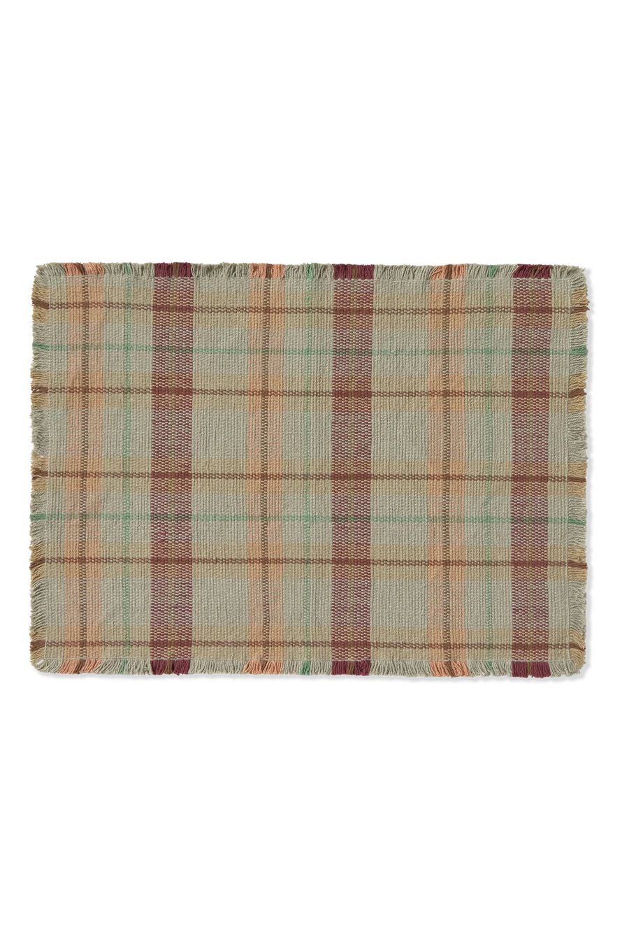 PLACEMAT TARTAN MOSS GREEN - SET OF 2