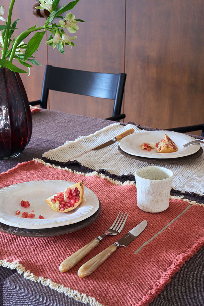 SET OF 2 PLACEMATS VERTICAL NEW TERRACOTA