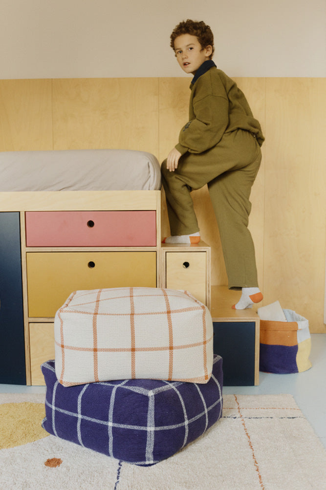 PUFF GEO BLOCK NATURAL