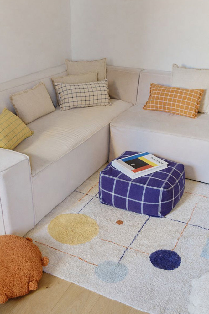 PUFF GEO BLOCK NAVY BLUE