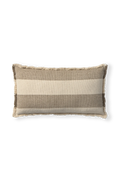 RECTANGULAR CUSHION LINES BROWN