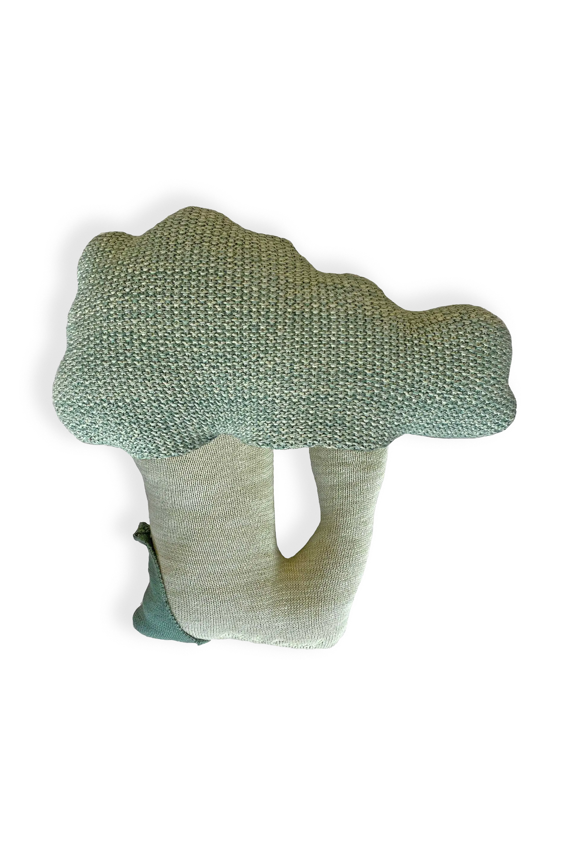 KNITTED CUSHION BRUCY THE BROCCOLI