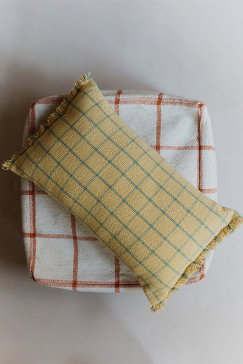 CUSHION GEO BLOCK HONEY