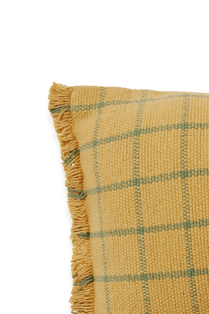 CUSHION GEO BLOCK HONEY