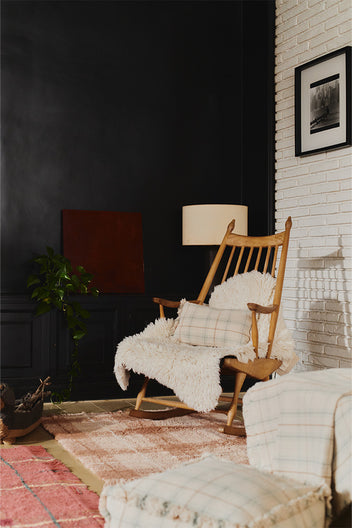 HANDLOOM CUSHION BLUE SAGE