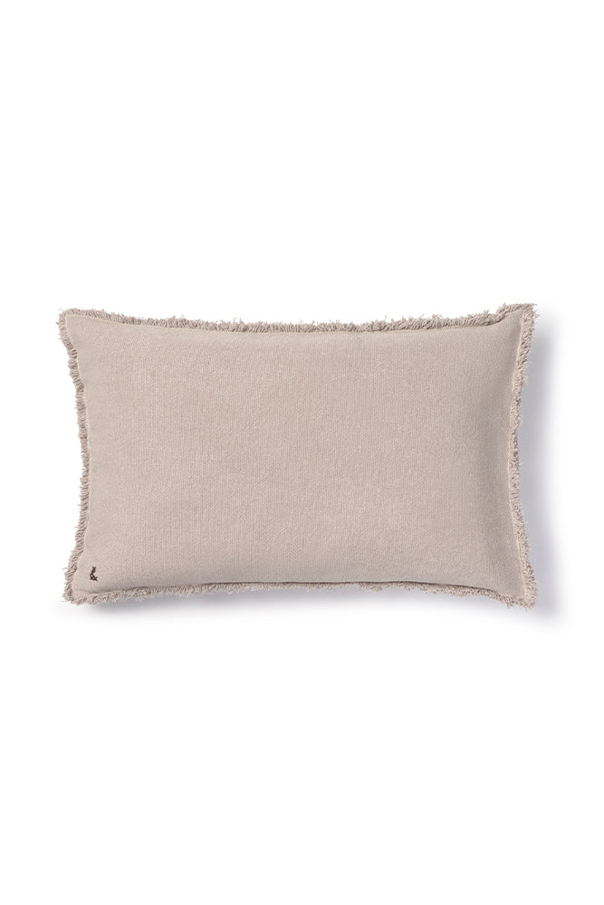 STONEWASHED RECTANGULAR CUSHION NEW GREY