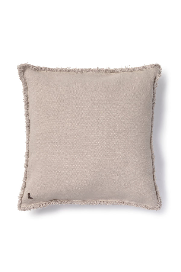STONEWASHED SQUARE CUSHION NEW GREY
