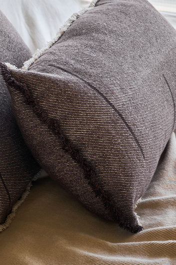 RECTANGULAR CUSHION VERTICAL COFFEBEAN