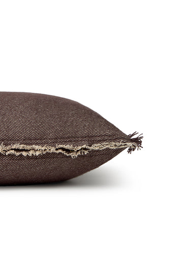 RECTANGULAR CUSHION VERTICAL COFFEBEAN