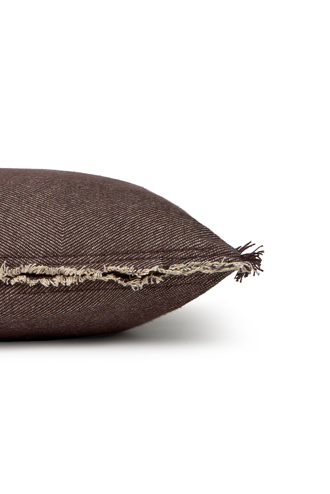 RECTANGULAR CUSHION VERTICAL COFFEBEAN