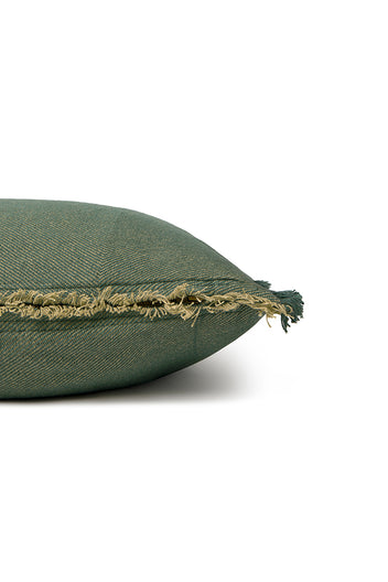 RECTANGULAR CUSHION VERTICAL DUCK GREEN