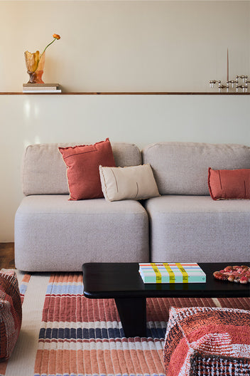 RECTANGULAR CUSHION VERTICAL NEW TERRACOTA