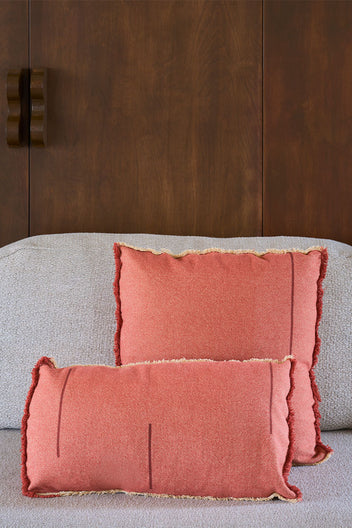 SQUARE CUSHION VERTICAL NEW TERRACOTA