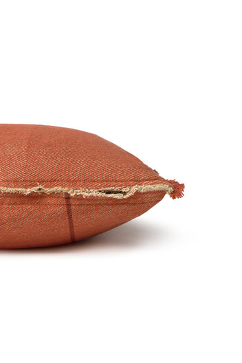 SQUARE CUSHION VERTICAL NEW TERRACOTA