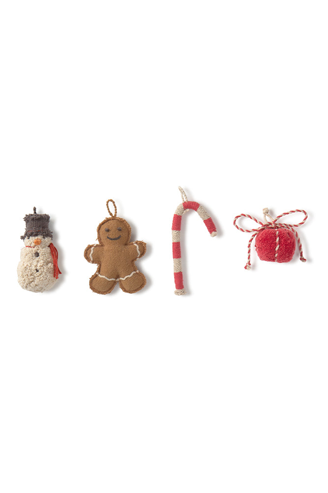 CHRISTMAS CREW ORNAMENTS (SET OF 4)