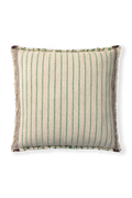 SQUARE CUSHION LINES GREEN