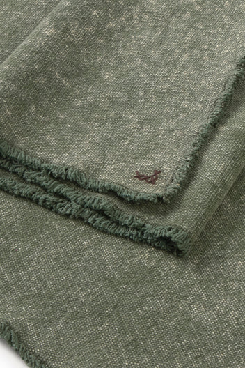 STONEWASHED TABLE RUNNER DUCK GREEN