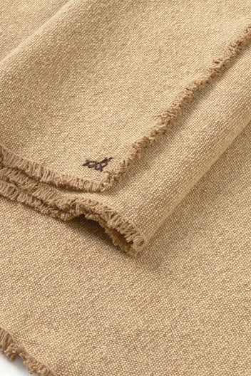 STONEWASHED TABLE RUNNER OCHRE